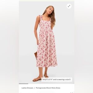 Tuckernuck brand new with tags Pomegranate Bloom Rolia Dress XS